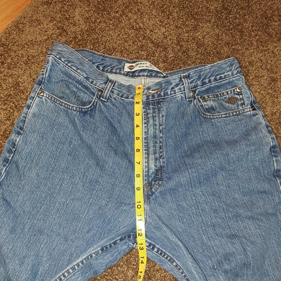 Men's Harley-Davidson Original Straight Jean - Medium Indigo Stone Wash 36x36 - Picture 15 of 16